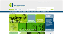 Desktop Screenshot of huisvoorgezondheid.be